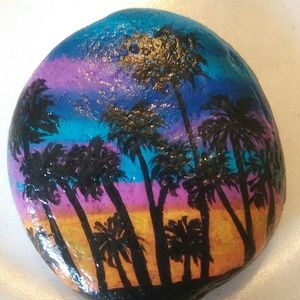 Hand painted Rock